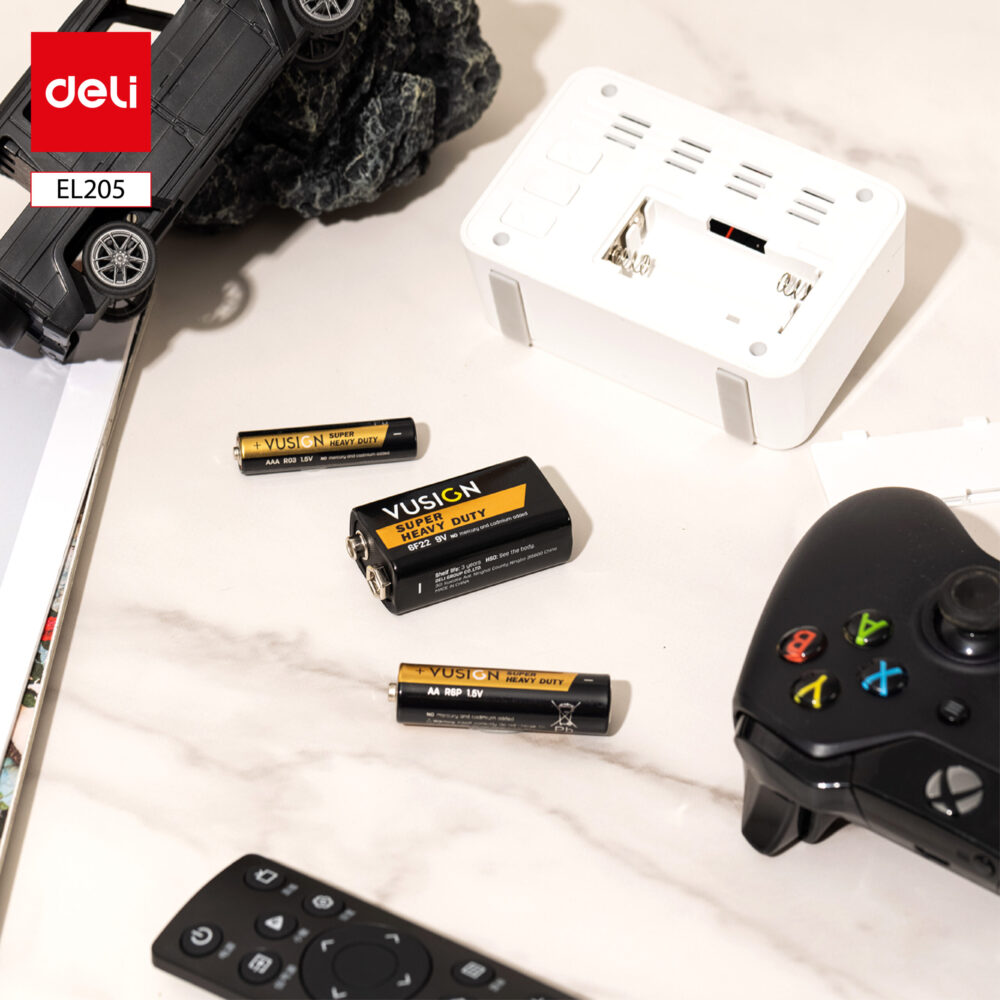 ديلي بطارية AAA فائقة التحمل - 4 قطع - 1.5v - أسود - EL206
